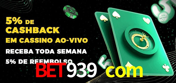 Promoções do cassino ao Vivo bet939 com